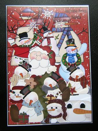 Anyone Seen Santa - Corner Stacker by Charlie Angel
