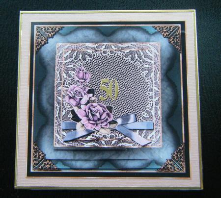 Roses & Lace Corner Pyramid Stacker 2 by Charlie Angel