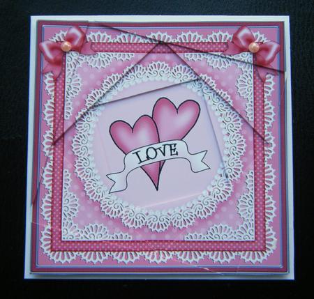 Adorable Hearts - Love Hearts Twisted Spiral Side Stacker by Charlie Angel