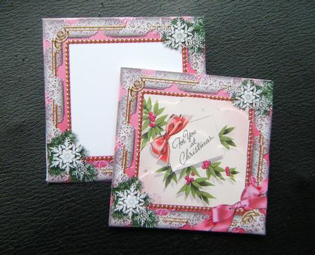 For You Snow Mini Card Envelope Scallop Bottom Stacker Aio by Charlie Angel