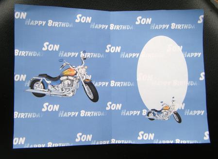 Son Motorbike Insert by Charlie Angel