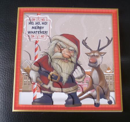 Bad Bad Santa Mini Card Kit by Charlie Angel