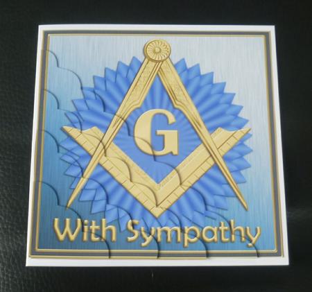 Masonic Christmas Scallop Corner Side Stacker Topper by Charlie Angel