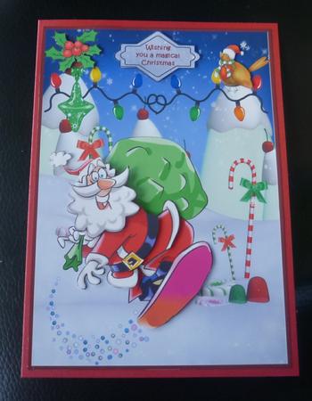 Santa Arrives in Style by Charlie Angel