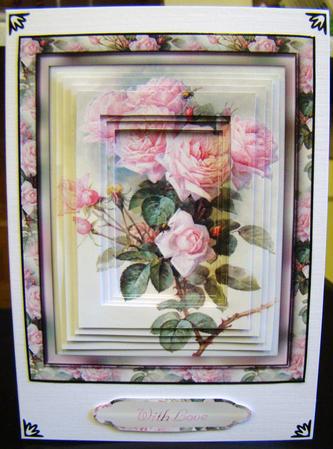 Roses for Mothers Day Double Pyramid Topper by Charlie Angel