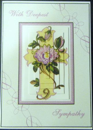 Floral Cross Pyramid by Charlie Angel