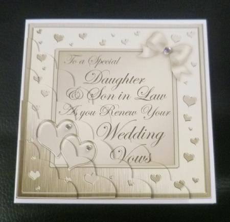 Daughter & Son in Law Wedding Vow Renewal Scallop Corner by Charlie Angel