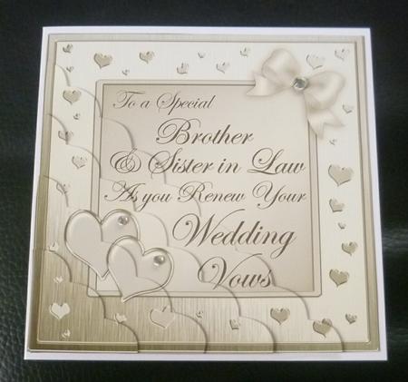 Brother & Sister in Law Wedding Vow Renewal Scallop Corner by Charlie Angel