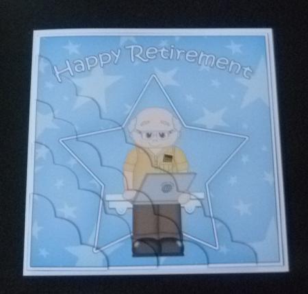 Silver Surfer Retirement Scallop Corner Side Stacker by Charlie Angel