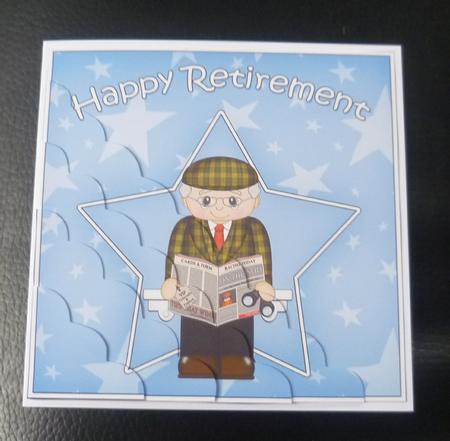Race Goer Retirement Scallop Corner Side Stacker by Charlie Angel