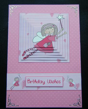 Pink Angel/fairy Pyramid Topper by Charlie Angel
