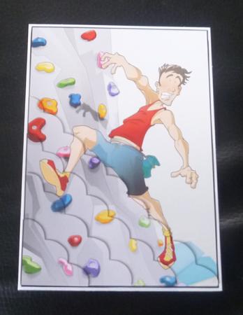Indoor Climber Dude A4 by Charlie Angel