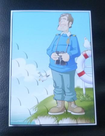 Coastguard Dude A4 by Charlie Angel