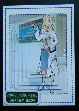 Get Well Soon Doctor Lady Pyramid. by Charlie Angel