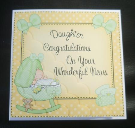 New Baby Congratulations Daughter by Charlie Angel