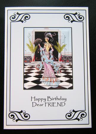 Deco Lady 3 - Friend by Charlie Angel