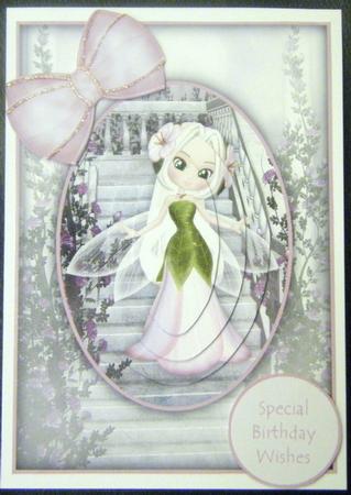Woodland Princess Fairy Card Front Kit by Charlie Angel