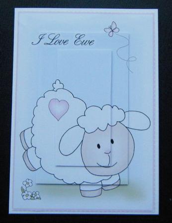 A4 Little Lamb - I Love Ewe by Charlie Angel