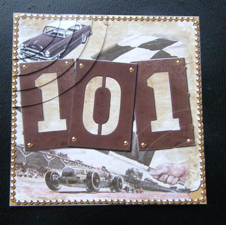 Vintage Racing Age 101 6inch Duo Corner Stacker by Charlie Angel