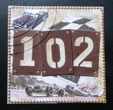 Vintage Racing Age 102 6inch Duo Corner Stacker by Charlie Angel