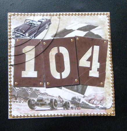 Vintage Racing Age 104 6inch Duo Corner Stacker by Charlie Angel