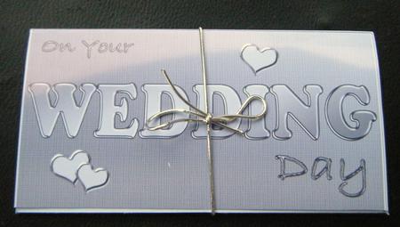 Elegant Wedding Money or Gift Wallet and Card by Charlie Angel