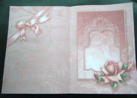 Pink Roses A5 Portrait Insert by Charlie Angel