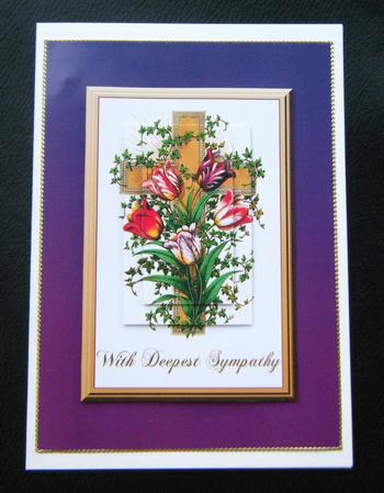 With Deepest Sympathy Cross by Charlie Angel