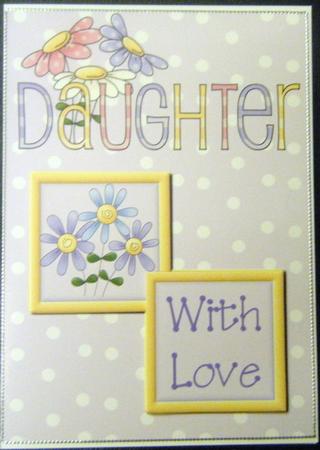 Daughter Quick Card by Charlie Angel