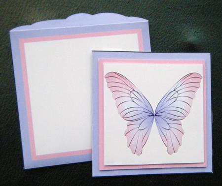 Tags with a Difference -get Well Soon Butterfly Mini Pyramid by Charlie Angel