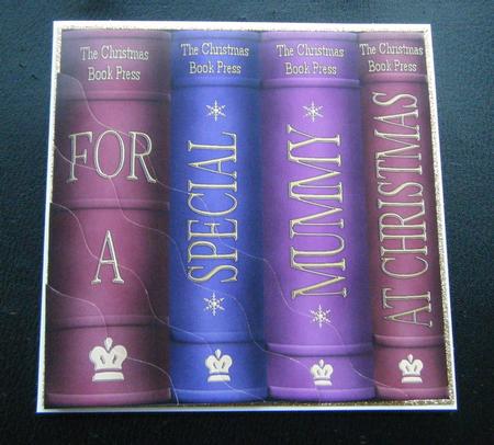 Christmas Books Mummy Wavy Corner Side Stacker Topper by Charlie Angel