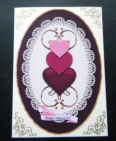 Hearts of Love Card Topper 2 by Charlie Angel