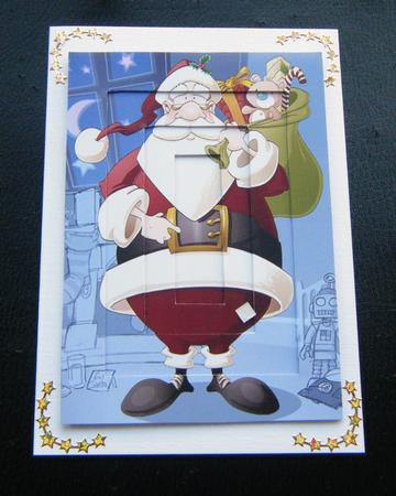 Santa Dude Ii Inverted Pyramid. by Charlie Angel