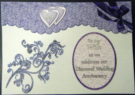 Husband/wife Diamond Wedding Anniversary by Charlie Angel