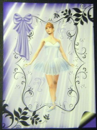 Beautiful Dancing Ballerina A4 Topper by Charlie Angel