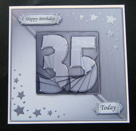 35th Metallic Age Quick Card with Twisted Pyramage by Charlie Angel