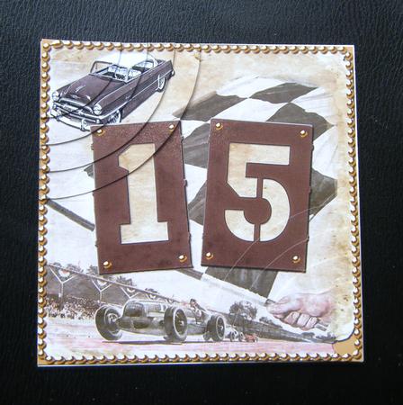 Vintage Racing Age 15 6inch Duo Corner Stacker by Charlie Angel