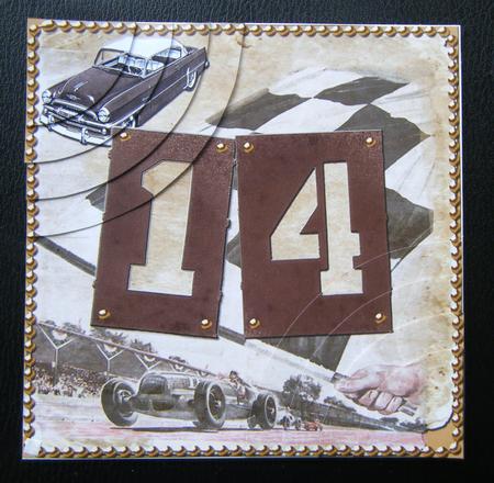 Vintage Racing Age 14 6inch Duo Corner Stacker by Charlie Angel