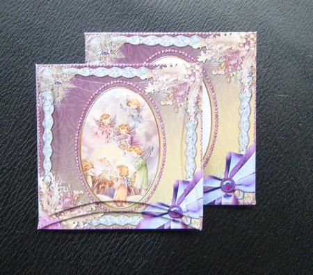 Guardian Angels Ice Card Envelope Pointy Stacker Aio by Charlie Angel