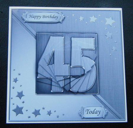 45th Metallic Age Quick Card with Twisted Pyramage by Charlie Angel