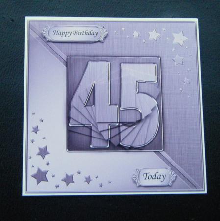 45th Metallic Age Quick Card with Twisted Pyramage by Charlie Angel
