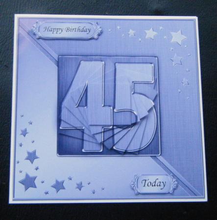 45th Metallic Age Quick Card with Twisted Pyramage by Charlie Angel