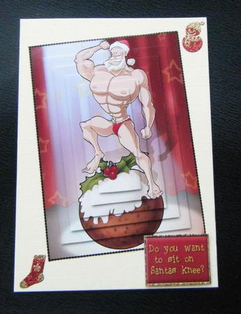 Stripper Santa Dude Pyramid. by Charlie Angel
