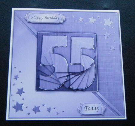 55th Metallic Age Quick Card with Twisted Pyramage by Charlie Angel