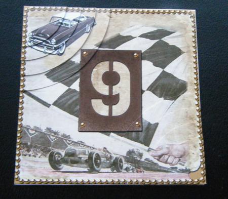 Vintage Racing Age 9 6inch Duo Corner Stacker by Charlie Angel