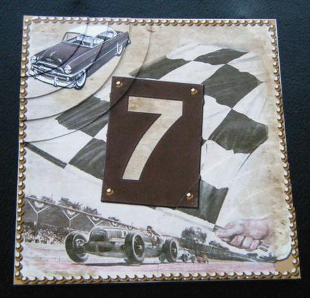Vintage Racing Age 7 6inch Duo Corner Stacker by Charlie Angel