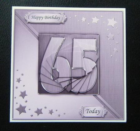 65th Metallic Age Quick Card with Twisted Pyramage by Charlie Angel