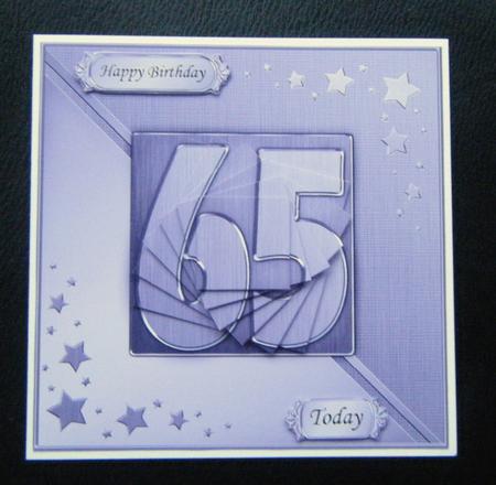 65th Metallic Age Quick Card with Twisted Pyramage by Charlie Angel