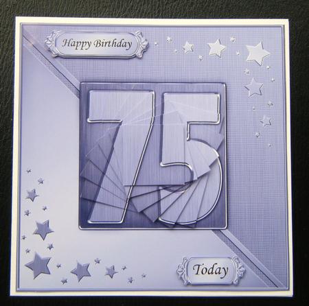 75th Metallic Age Quick Card with Twisted Pyramage by Charlie Angel