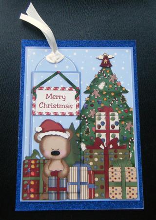 A Beary Merry Christmas - Bookmark Pocket Card by Charlie Angel
